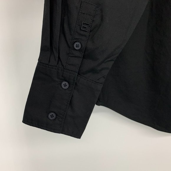 Everlane Shirt Black Oversized Poplin Button Down Long Sleeve NWT - Picture 12 of 12